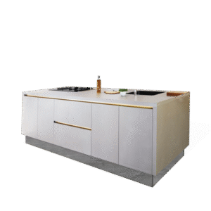 White Kitchen Island
