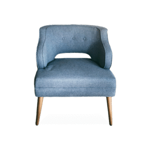 Blue Comfy Fabric Chair